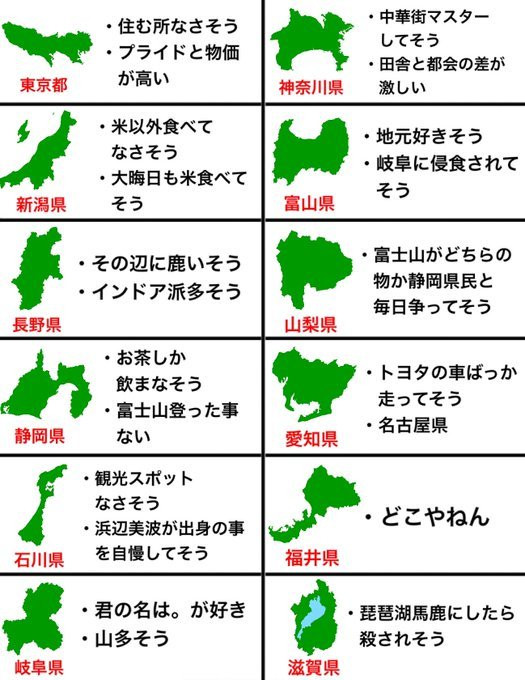 うっかり言うと県民をムッとさせてしまう言葉