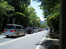 網のブログ-神宮の渋滞