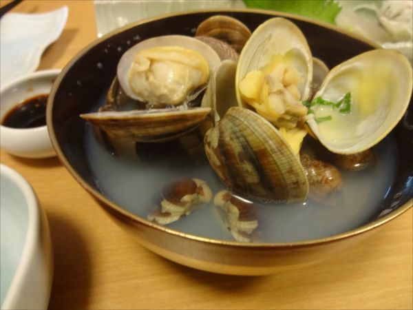 網のブログ-あさり酒蒸し