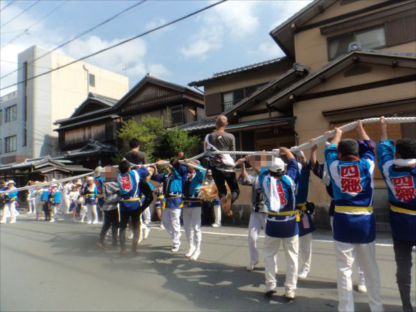 網のブログ-外宮の白石持ち