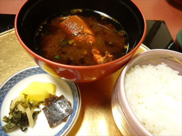 汁物 伊勢エビ味噌汁 ごはん