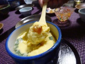 梅茶碗蒸し