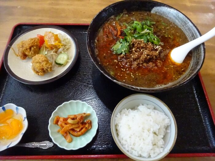 酸辣粉定食