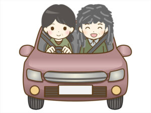 お出掛け中の会話