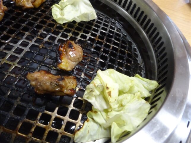 焼肉に付いてくる野菜