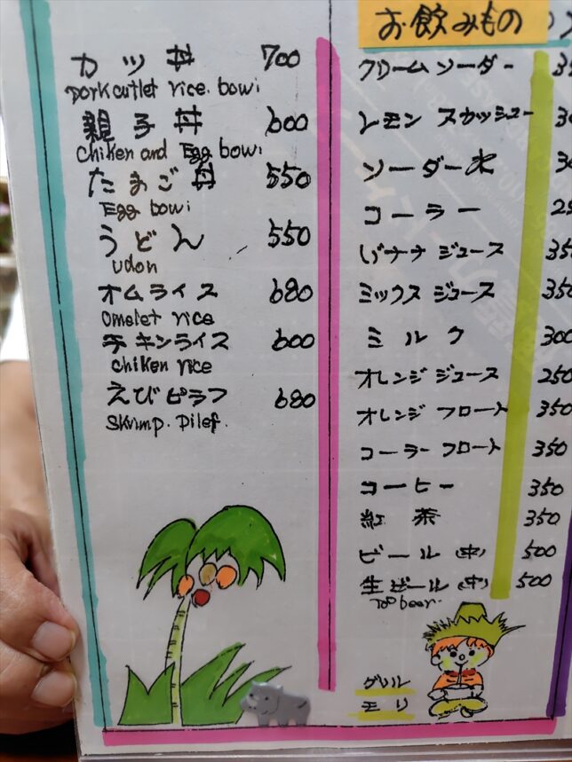 サブメニュー
