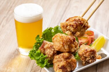 唐揚げとビール