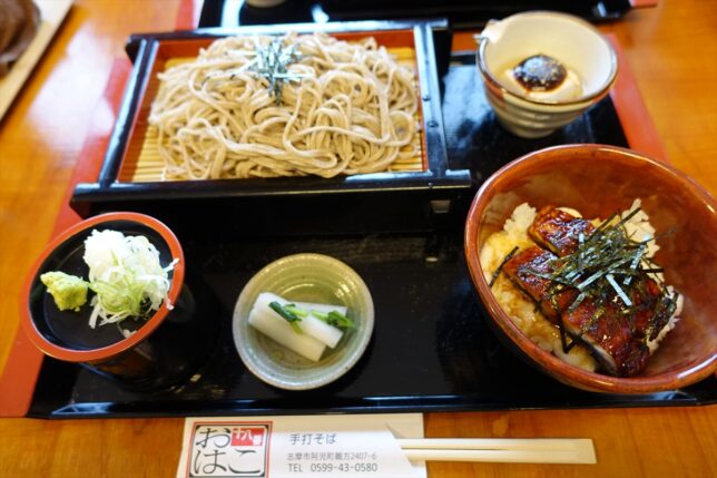 うなぎとお蕎麦のランチセット