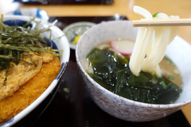 うどん カツ丼セット