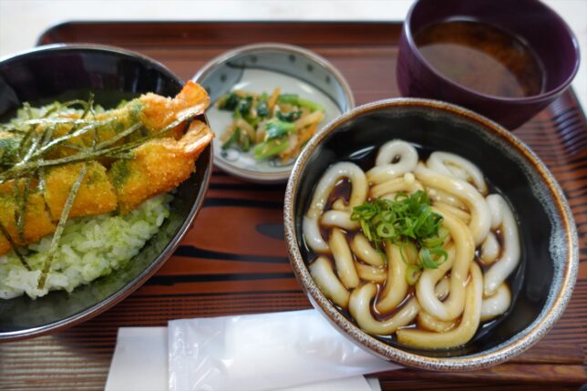潮えび丼+伊勢うどん