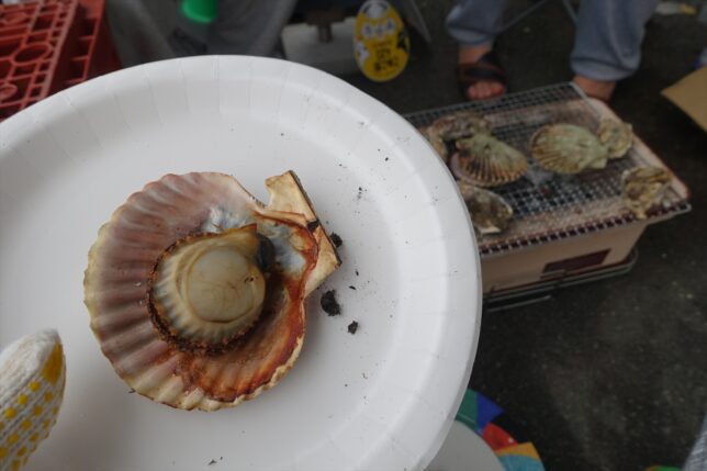 桧扇貝は大変美味