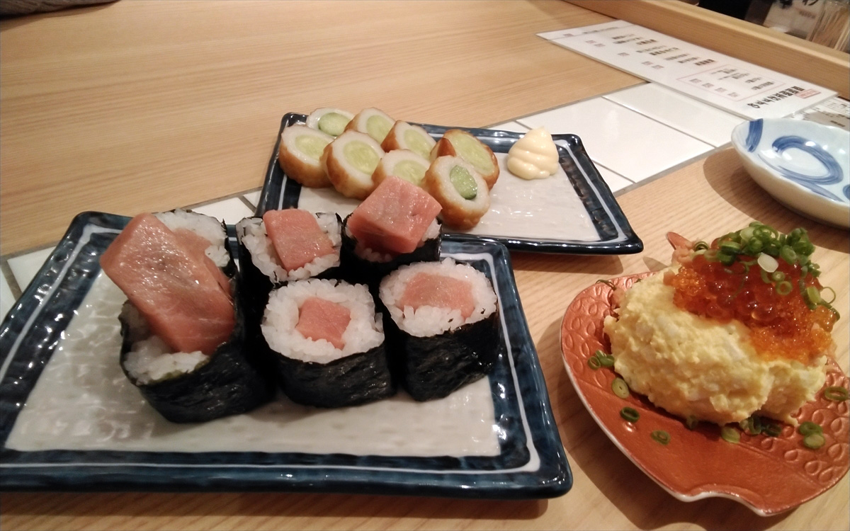 大阪のお寿司も美味しい