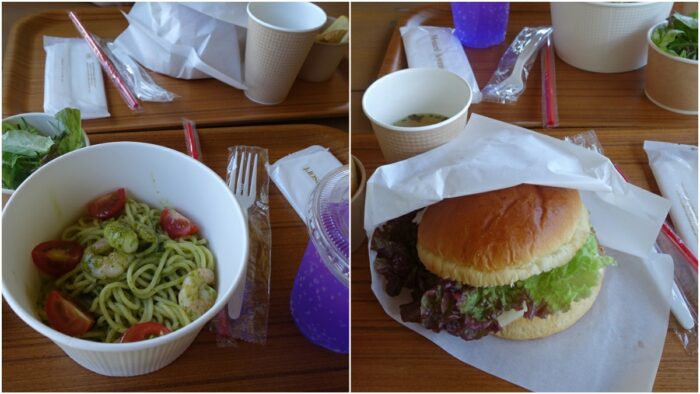ハーブガーデンの軽食