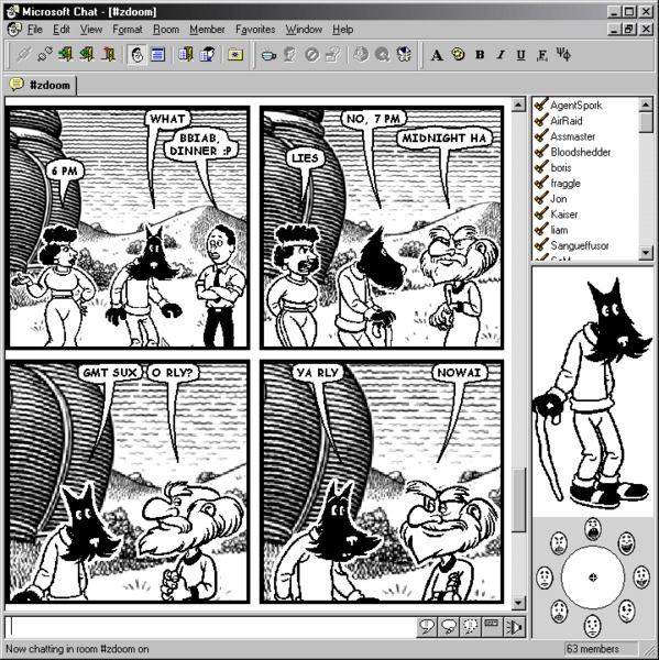 Microsoft Comic chat